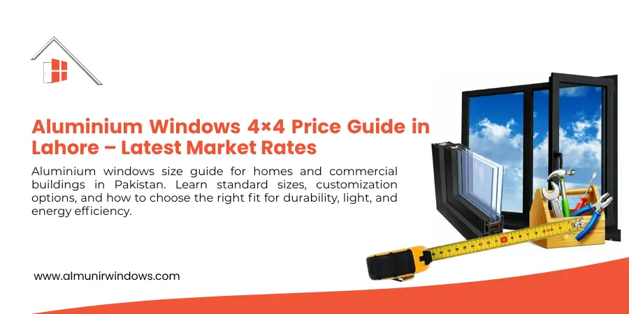 Aluminium Windows 4*4 price in Laahore