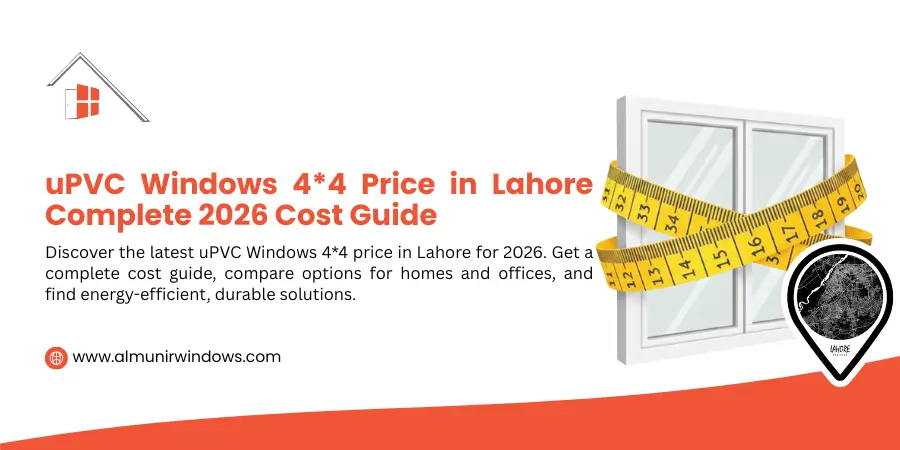 uPVC windows 4*4 price lahore