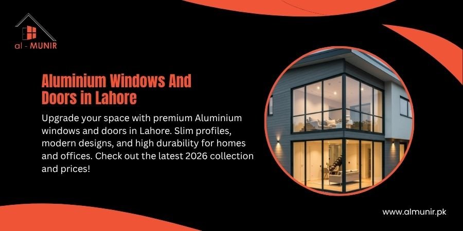 Aluminium windows and doors in Lahore