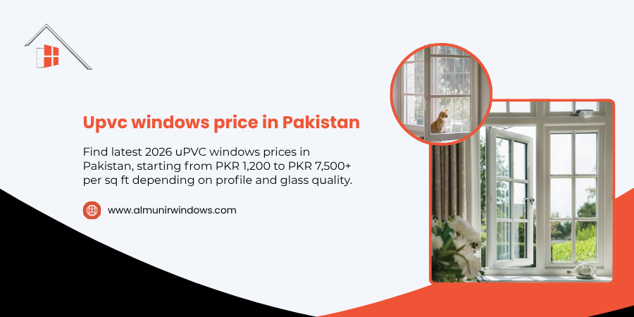 uPVC Windows Price in Pakistan - (2026 Guide)​