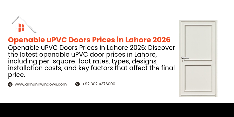 Openable uPVC Doors Prices in Lahore 2026