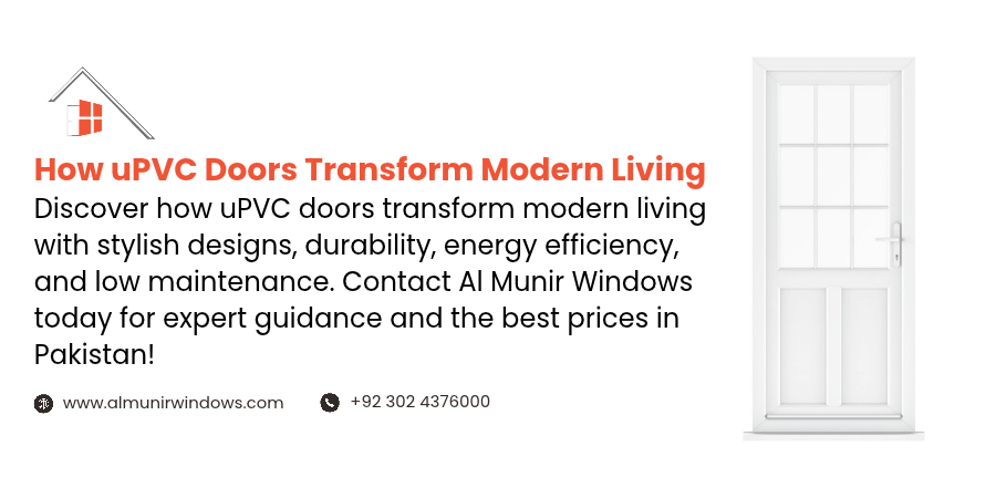 How uPVC Doors Transform Modern Living